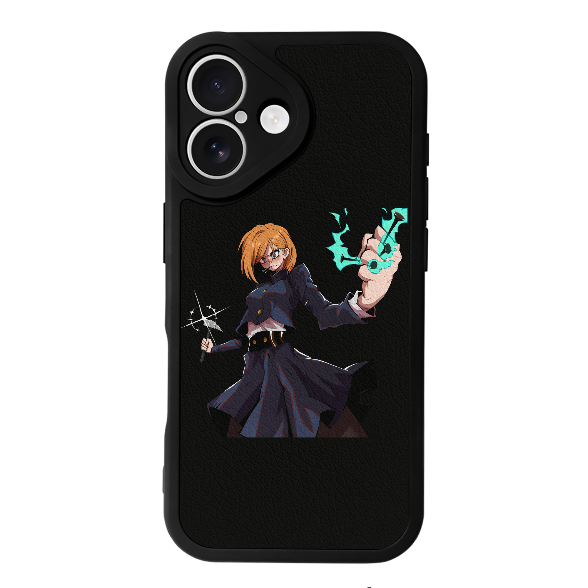 （画像用） 呪術廻戦 Jujutsu Kaisen 【iPhone 16シリーズ対応】シリコンスマホケース（レザー調） 材質：シリコン